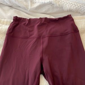 Lululemon Red Leggings